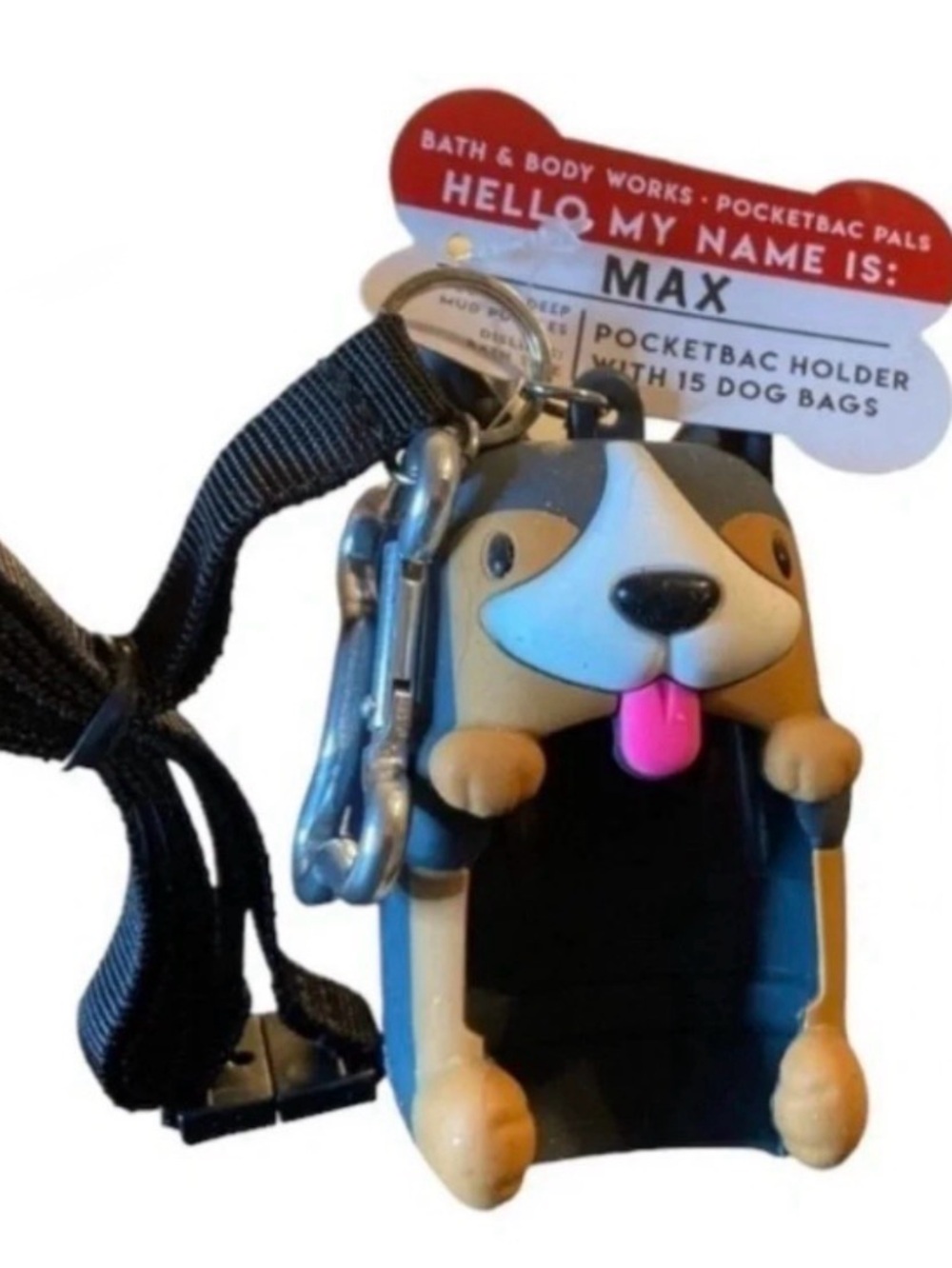BATH & BODY WORKS Max the German Shepherd Antibacterial Holder w/ Doggy Bags NWT